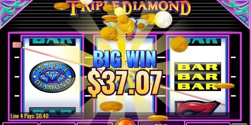 Biểu tượng Wild trong Triple Diamond là chìa khóa giành chiến thắng