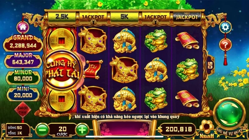 Trò chơi quay nổ hũ – lựa chọn phổ biến cho người đam mê slot game.